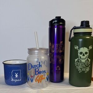 Dutch Bros 4pc water/coffee bundle